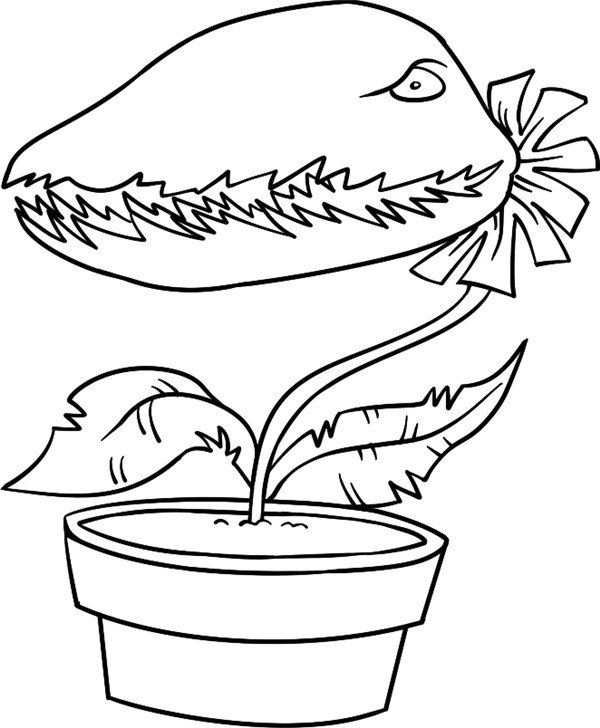 食人草简笔画图片