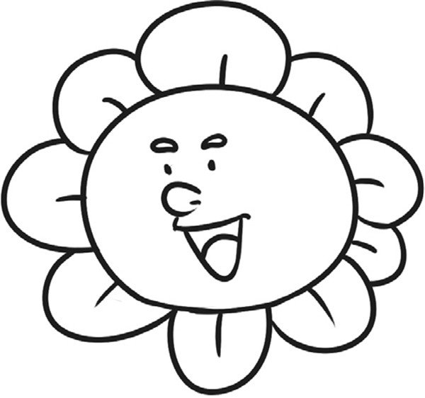 向日葵简笔画图片