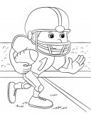 橄榄球运动员简笔画图片