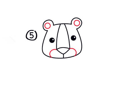 简笔画狮子的画法步骤图片