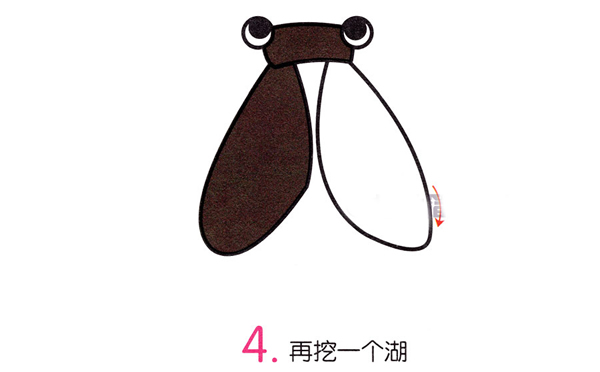 蝉的简笔画步骤图片大全