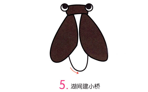 蝉的简笔画步骤图片大全