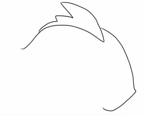 可爱的鱼简笔画步骤教程