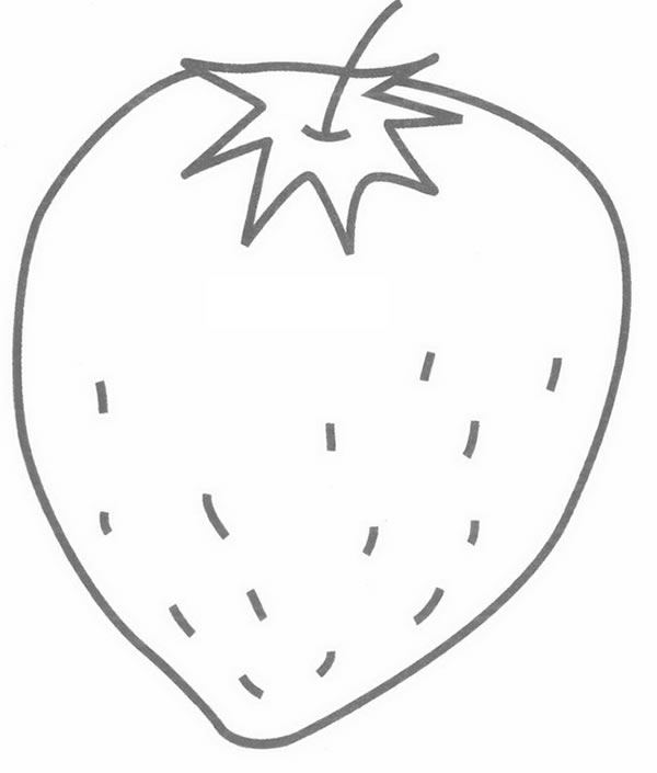 草莓简笔画