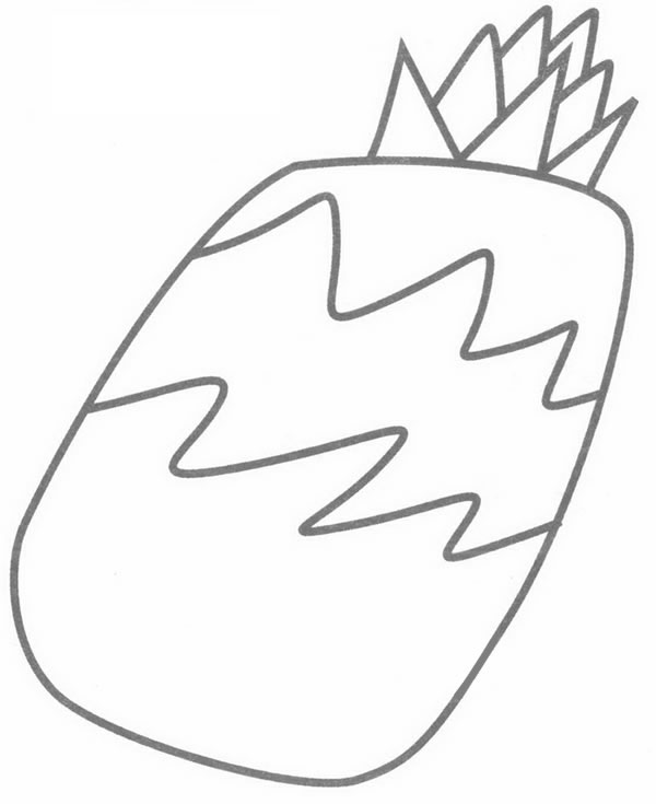 菠萝简笔画