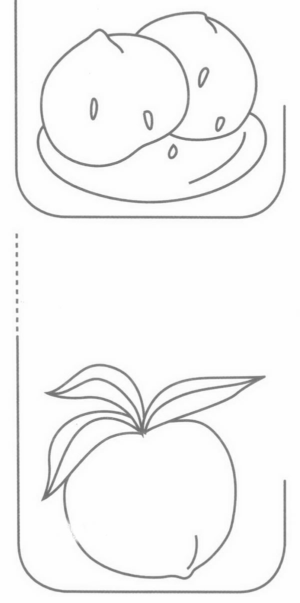 桃子简笔画