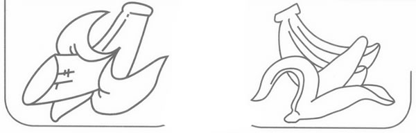 香蕉简笔画