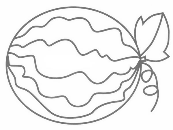 西瓜简笔画