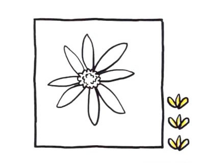 菊花简笔画图片大全