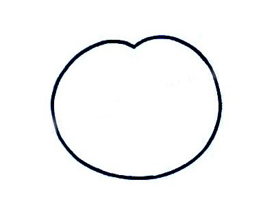 涂色的苹果简笔画图片