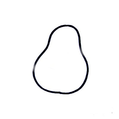 梨简笔画彩色图片