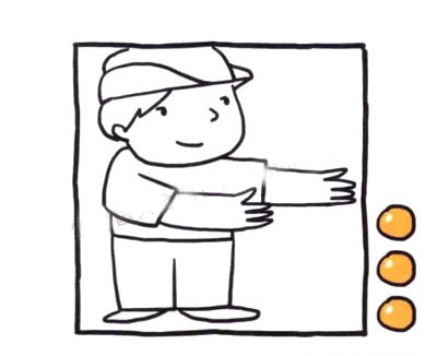 交通警察简笔画