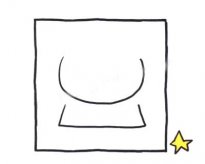 军人简笔画四步画出