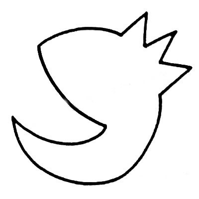 石榴简笔画图片