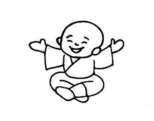 一休哥简笔画图片