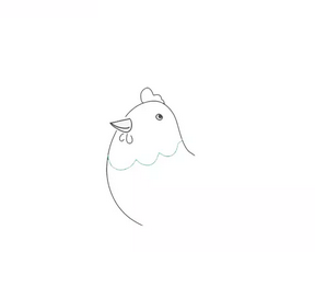 母鸡简笔画