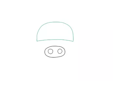 麦兜简笔画步骤