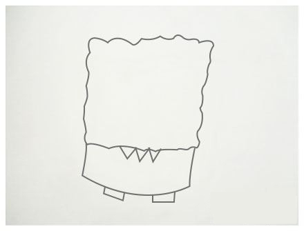 海绵宝宝简笔画步骤