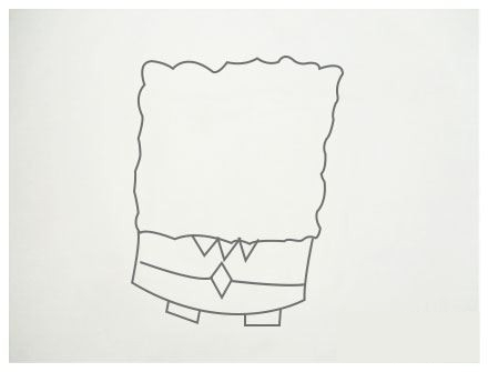 海绵宝宝简笔画步骤