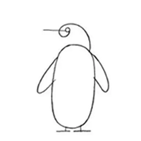 企鹅简笔画