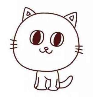 小猫简笔画图片