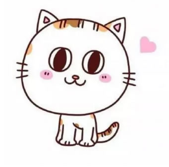 一步一步画可爱的小猫简笔画教程