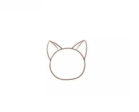 起司猫简笔画图片