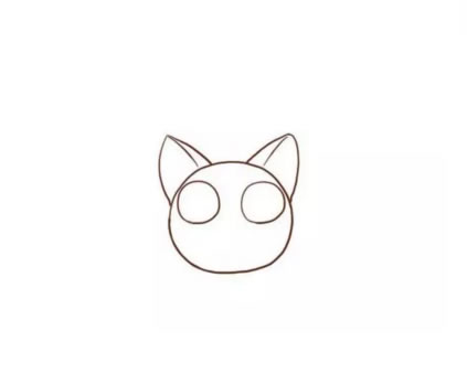 起司猫简笔画图片