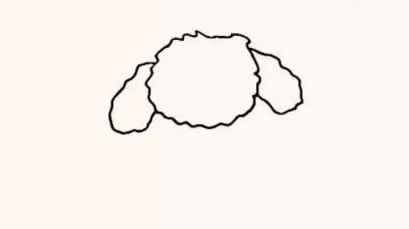 泰迪狗简笔画图片