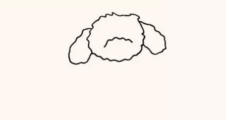 泰迪狗简笔画图片