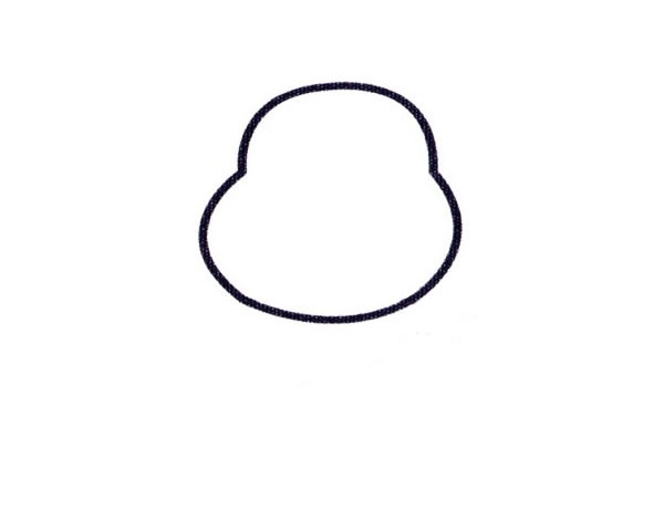 小河马简笔画图片