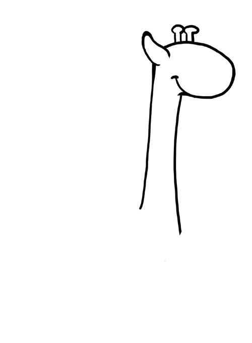 长颈鹿怎么画简笔画