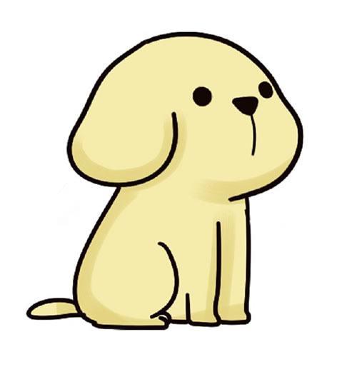 可爱小狗简笔画