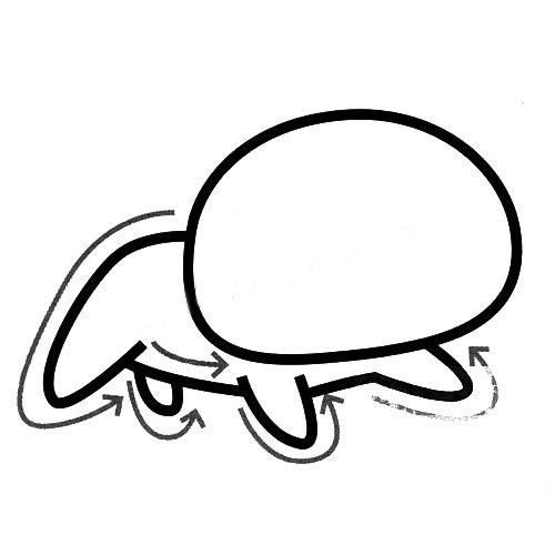 可爱的小猫简笔画图片