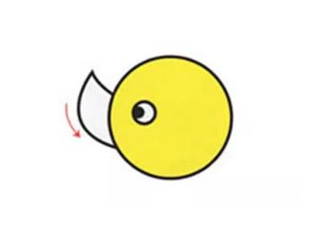 小黄鸭简笔画图片