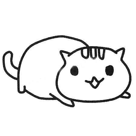 小猫简笔画