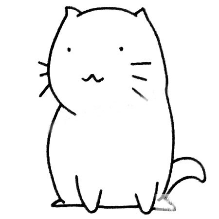 小猫简笔画