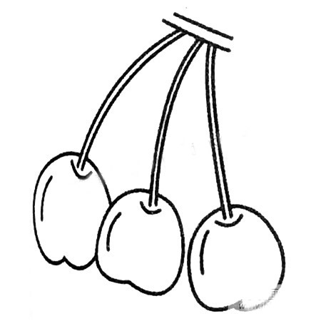 樱桃简笔画大全及画法步骤