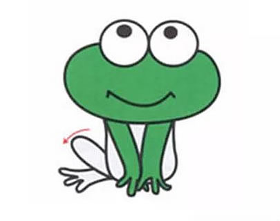 青蛙简笔画的画法