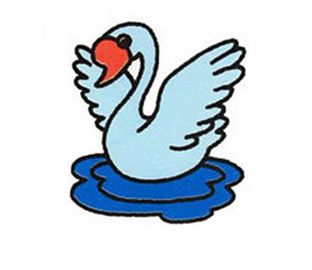 怎么画一只美丽的天鹅