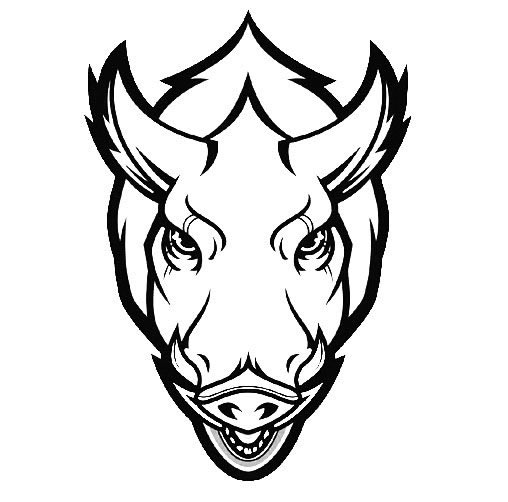 疣猪头怎么画,简笔画疣猪头的画法