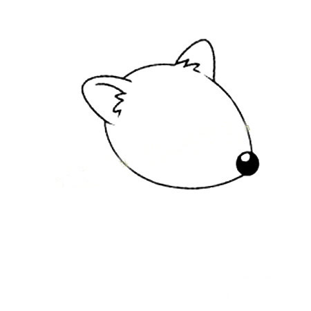 牛头梗犬简笔画