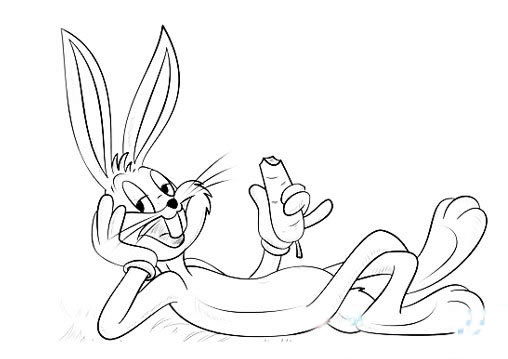 兔八哥简笔画图片