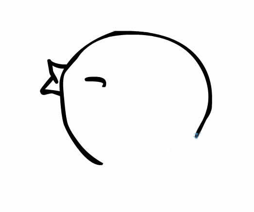 会飞的小鸟简笔画