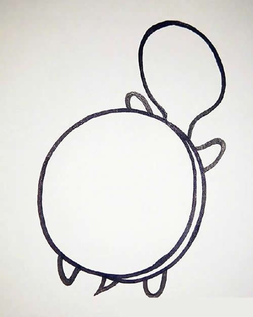 乌龟怎么画简笔画图片