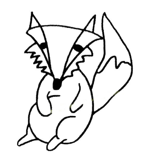 狐狸简笔画图片