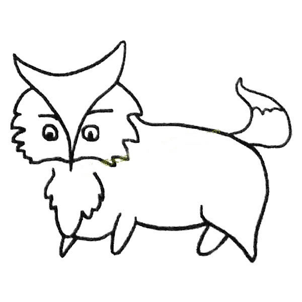 狐狸简笔画图片