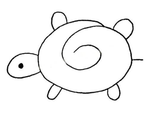 简单的乌龟简笔画图片大全
