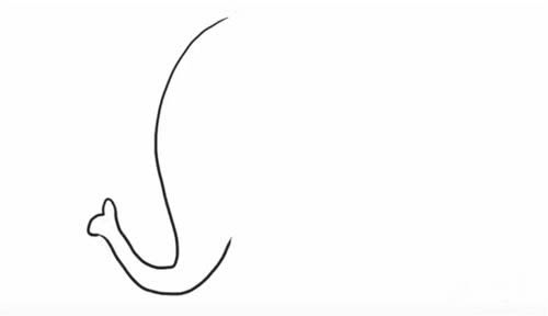 大象简笔画图片