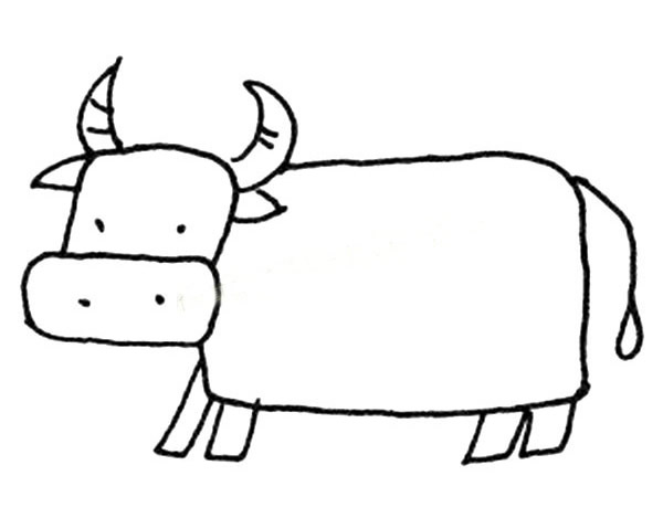 水牛简笔画图片